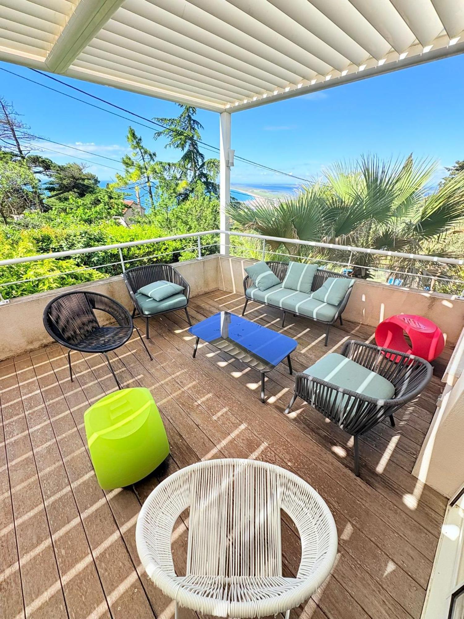 Atlantide - Somptueuse Villa Classee 4 Etoiles - Saint-Clair - Vue Exceptionnelle - Piscine Сет Экстерьер фото