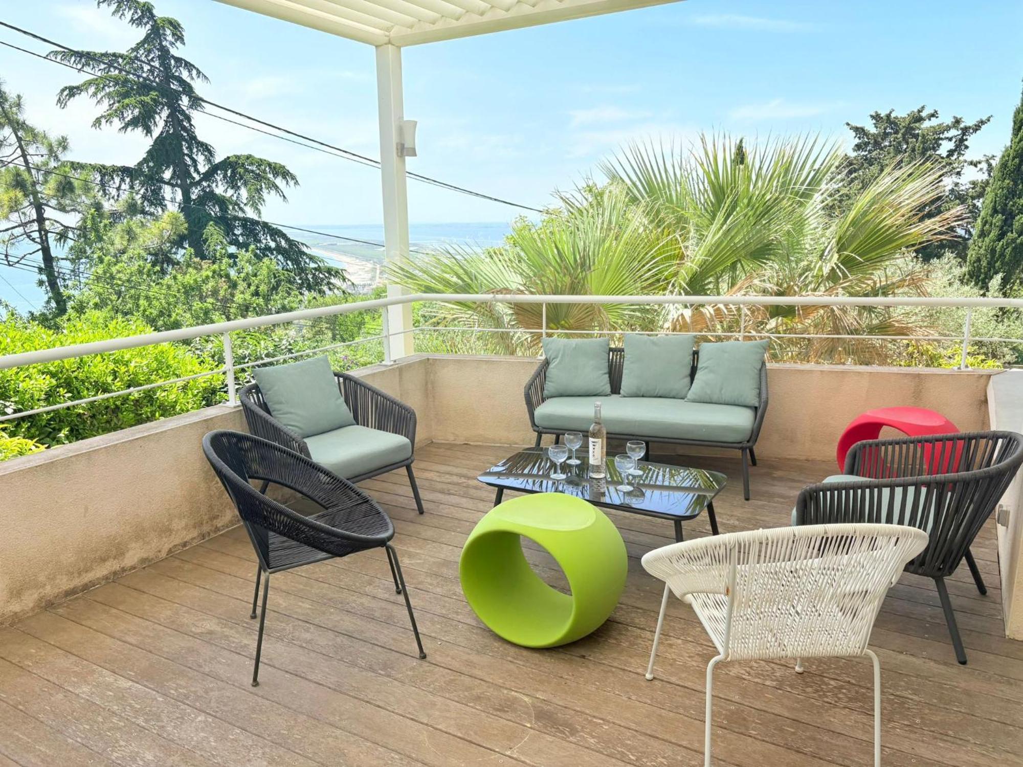 Atlantide - Somptueuse Villa Classee 4 Etoiles - Saint-Clair - Vue Exceptionnelle - Piscine Сет Экстерьер фото
